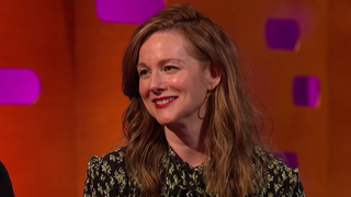 Laura Linney’s still out here talking about that <i>Love Actually</i> make-out